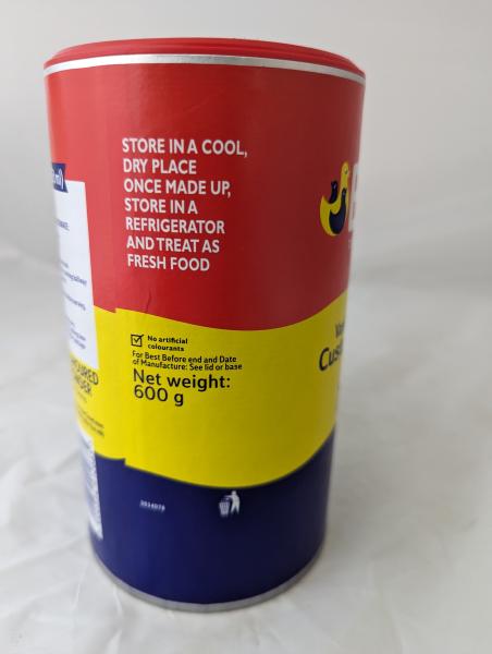 Birds Vanilla Custard Pulver, Dose mit 600g Nettogewicht
